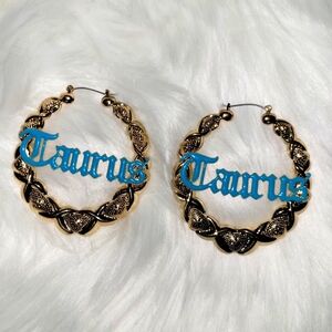 Zodiac Bamboo Hoops (Taurus)